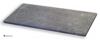 14 by 28 by 3/4?s inch rectangular Crystolon conventional silicon carbide kiln shelf.
