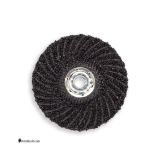 4.5 inch round SiC 16 grit grinding wheel for angle grinder bottom side